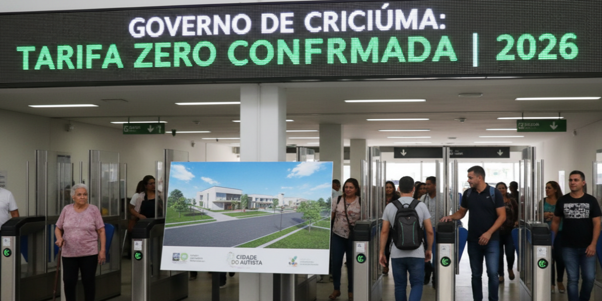 Prefeitura de Criciúma congela tarifa de ônibus e avança em projetos de saúde